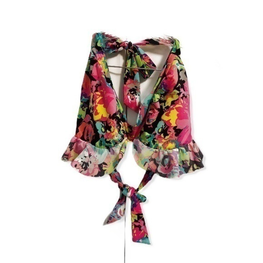 Kenneth Cole Reaction Two Piece Halter Top Bikini